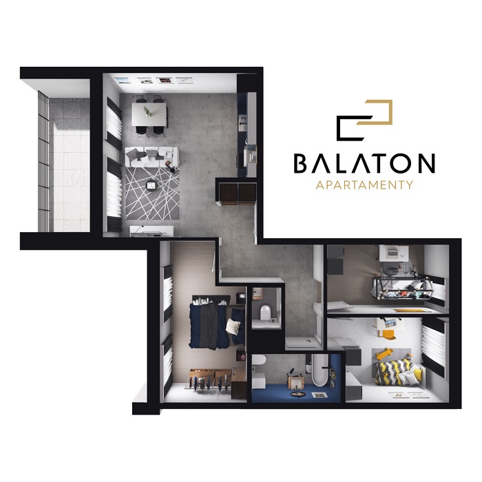 Mieszkanie M42 Balaton Apartamenty