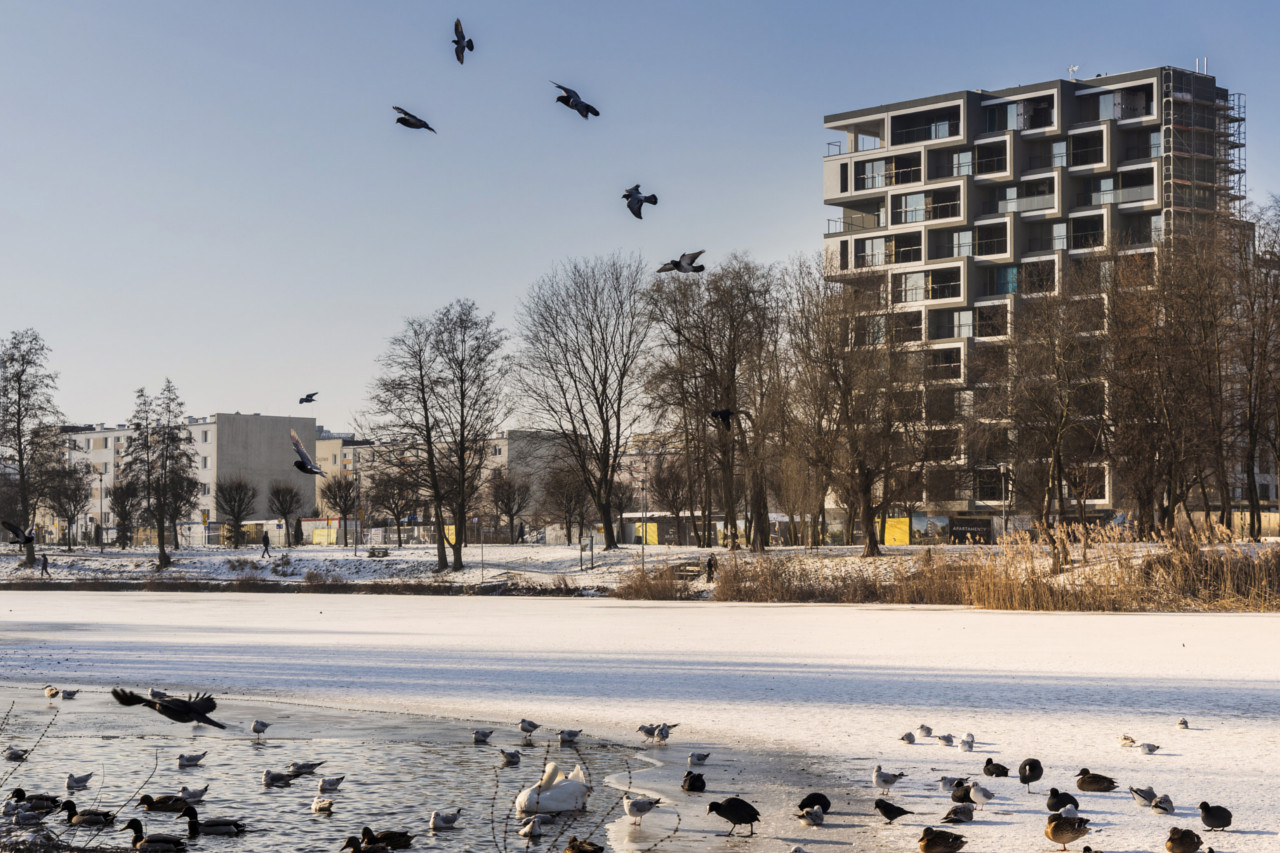 Balaton Apartamenty - park nad Balatonem Bydgoszcz zima