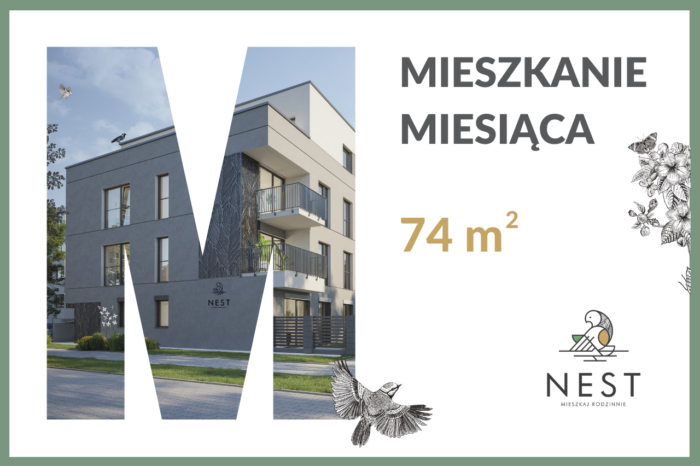 Mieszkanie Miesiąca: Komfortowe 74 m2 na Górzyskowie