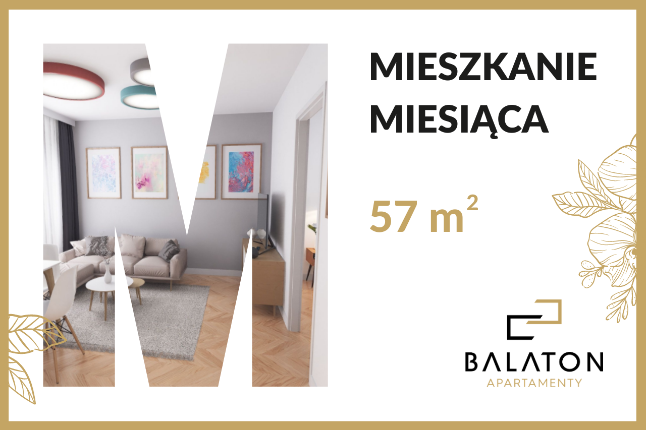 Mieszkanie Miesiąca: Przytulne 57 m2 w doskonałej lokalizacji na Bartodziejach