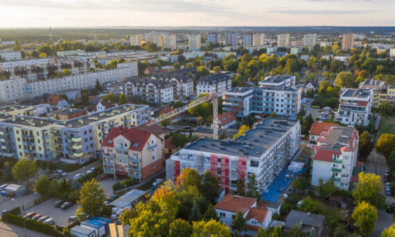 Budynek NEST w budowie