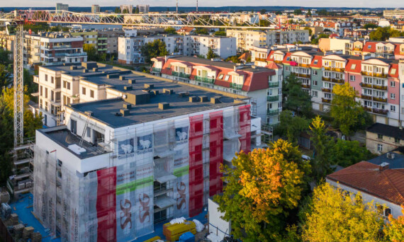 Budynek NEST w budowie