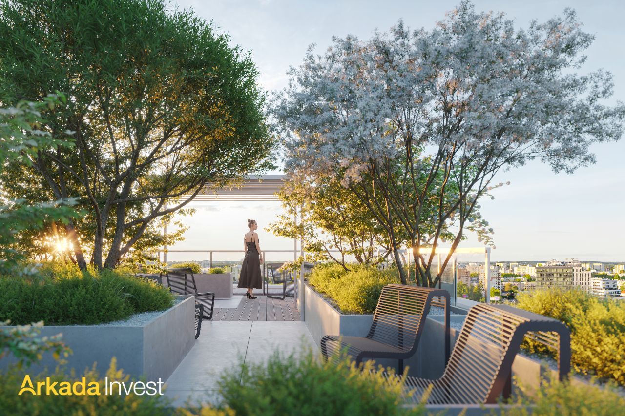 Aspire Bydgoszcz - taras na dachu