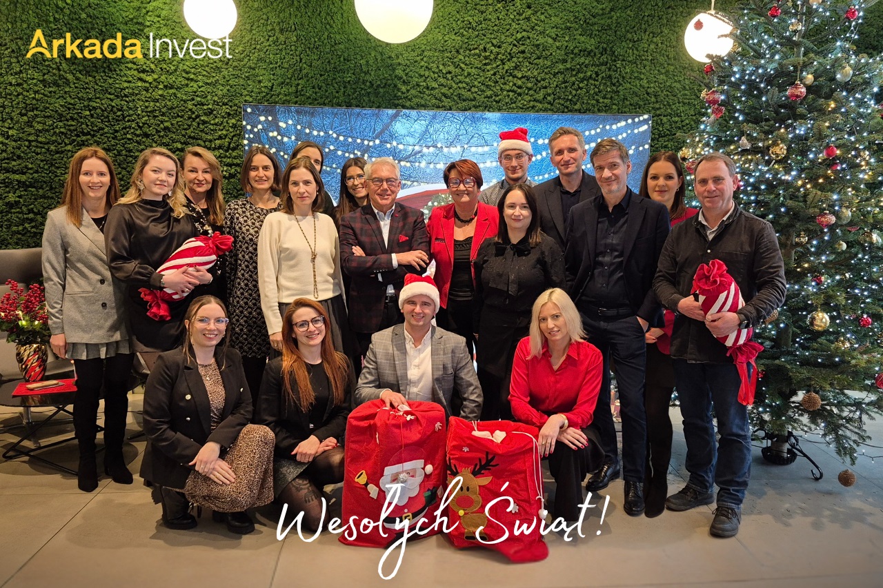 Wesołych Świąt życzy deweloper Arkada Invest